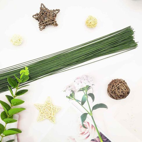 20 Gauge White Floral Stem Wire 16 inch, 50/Package in Saudi Arabia