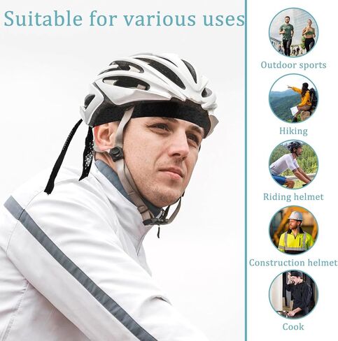 Cooling Do Rags Skull Cap Helmet Liner, Men Women Breathable Cycling Headscarf Cooling Do Rags Head Scarf for Men Mesh Durag Motorcycle Head Wrap Cooling Helmet Liner Cooling Headbands for Men in Saudi Arabia