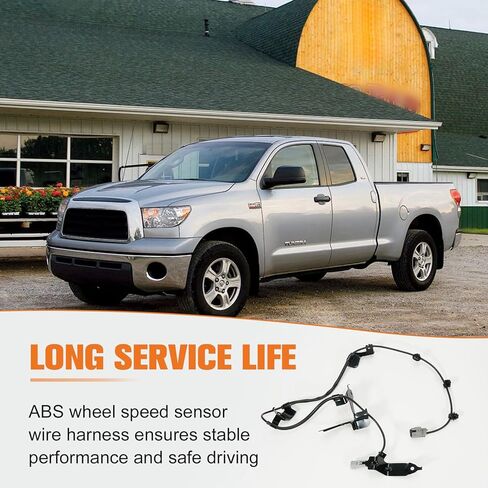 89516-0C040 مستشعر سرعة عجلة ABS لجانب السائق مناسب لسيارة Toyota 2007-2021 Tundra 2WD/4WD، لـ 2008-2022 Sequoia # استبدال 895160C040 مستشعر التحكم في انزلاق السلك الأمامي الأيسر in Kuwait