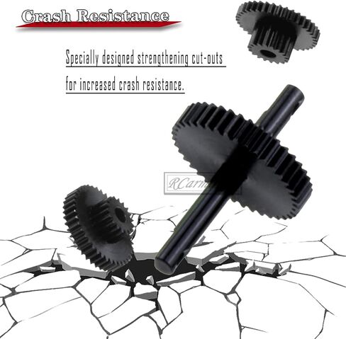 Steel Transmission Gear Set Upgrade Parts for 1/18 TRX4M,Metal Gearbox Transmission Gears Hops Up. in Saudi Arabia