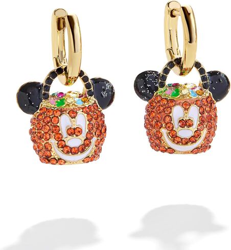 Disney's Mickey Mouse Pumpkin Huggie Earrings - Orange in Saudi Arabia