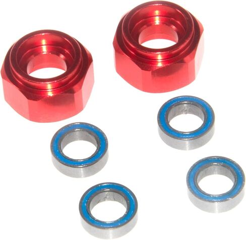 Front Wheel Hex Adapter & Bearing Compatible with 1/10 Tamiya DT03 DT-03 Upgrade RC Car Metal Part(Dark Blue) in Saudi Arabia