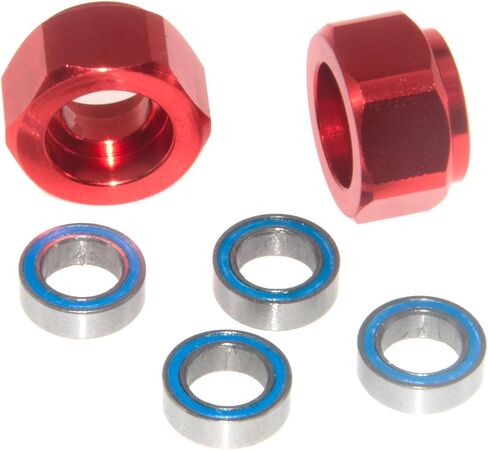 Front Wheel Hex Adapter & Bearing Compatible with 1/10 Tamiya DT03 DT-03 Upgrade RC Car Metal Part(Dark Blue) in Saudi Arabia