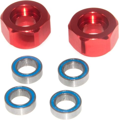 Front Wheel Hex Adapter & Bearing Compatible with 1/10 Tamiya DT03 DT-03 Upgrade RC Car Metal Part(Dark Blue) in Saudi Arabia