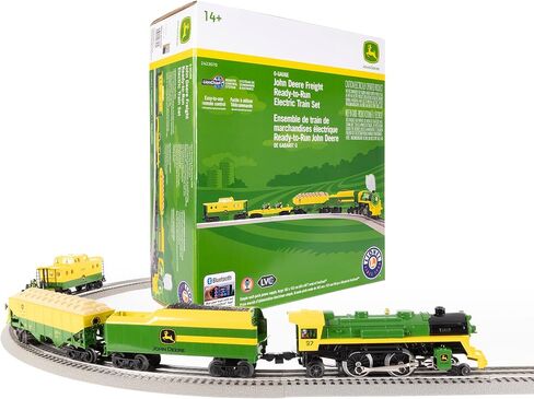 مجموعة قطار John Deere GP38 Freight LionChief Electric O Gauge Bluetooth 5.0 مع جهاز تحكم عن بعد in Saudi Arabia