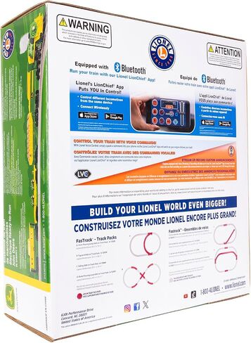 مجموعة قطار John Deere GP38 Freight LionChief Electric O Gauge Bluetooth 5.0 مع جهاز تحكم عن بعد in Saudi Arabia