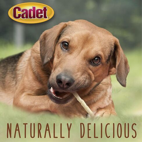 Cadet Premium Grade Beef Hide for Dogs, Rawhide Long Lasting Dog Chews, Chips, Curls & Rolls for Small/Medium/Large Dogs in Saudi Arabia