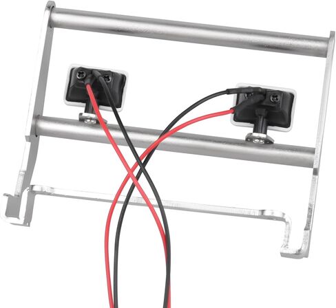 ممتص الصدمات الأمامي المعدني RC مع أضواء LED بيضاء 5 مم لزاحف RC 1:10 متوافق مع Traxxas TRX-4 Bronco Defender F150 High Trail in Kuwait