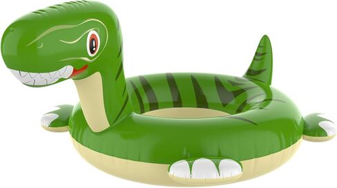 Inflatable Dinosaur Pool Floats for Kids Ages 3-6, Boys Girls Pool Water Floaty Toys - Chindren Swim Tubes Floaties Rings - Ideal for Summer, Beach, Lake, Pool Parties in Saudi Arabia