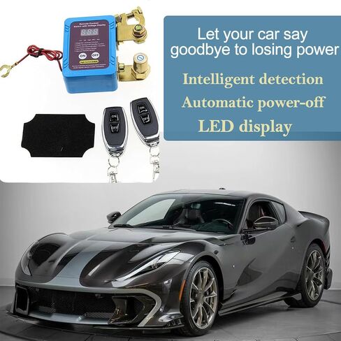 Car Battery Remote Off Switch 240A 12V Remote Battery Off Switch with LED Voltage Display Remote Battery Off Switch Car, RV, Boat Power Off Switch for car in Saudi Arabia
