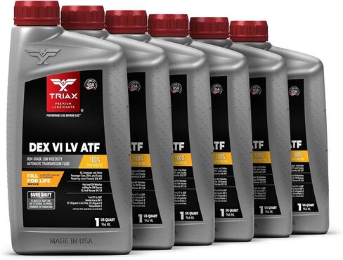 TRIAX DEX VI LV ATF Full Synthetic Low Viscosity, OEM Grade, Fill for Life, Compatible with GM Dexron VI, Honda/Acura DW-1, Toyota WS, Most GM, Chrysler, and Jeep Vehicles (1 Gallon) in Saudi Arabia