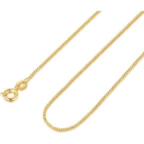 Necklaces for Women 14K Gold Chain Necklace for Women Thin Gold Chain Thin Necklace Chain Minimalist Classic Thin Gold Necklace 16,18,20,22,24,26 in