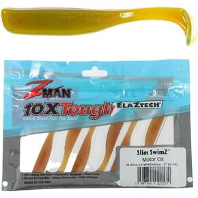 Z Man Slim SwimZ 3 Inch, Opening Night, 3 Inch, 6 Pack