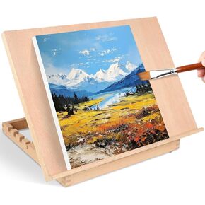 Drafting Table Easel Drawing and Sketching Board, Easel for Painting, Adjustable Angle Art Easel for Artists, Children, Beginners & Student.