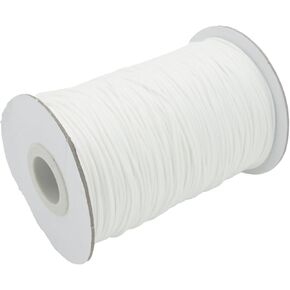 1mm 150 Yards White Nylon Cord for Blinds, Wind Chimes & DIY Crafts - Durable Braided Lift Shade Cord, UV Resistant for Gardening, Jewelry Making & Home Projects