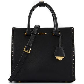 LA FESTIN Designer Leather Handbag for Women - Small Crossbody Purse with Top Handle and Adjustable Strap