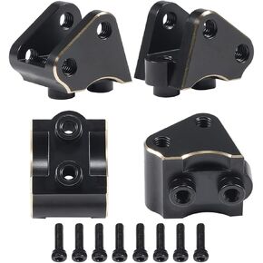 SCX10 II Brass Link Mount 4pcs 38g Black SCX10 II Link Mount Counter weight for 1/10 RC Crawler Car AR44 Axle 90046 90047 SCX10 II upgrades accessories