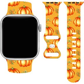 Thanksgiving Watch Band Compatible With Apple Watch 38mm 40mm 41mm 42mm 44mm 45mm 49mm, Wristband Replacement For Iwatch All Series