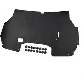Hood Insulation Pad, Truck Under Hood Heat Shield Blanket w/ Clips Fits for Ford F150 1992-1996, for Ford F250 F350 1992-1997