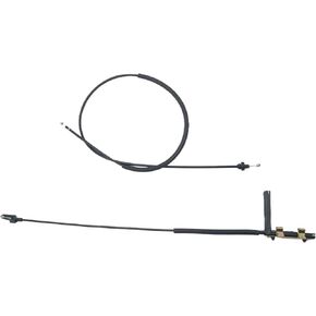 Pairs Hood Lock Latch Release Cable Front and Rear Compatible with Volkswagen Passat CC 3C1823531 3C1823535A
