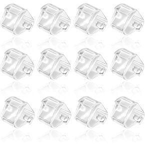 12pcs Tape Dispenser Core, Plastic Tape Dispenser Replacement Core Transparent Tape Dispenser Roll Insert Tape Dispenser Parts for Office Home School Supplies