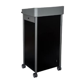 OEF Furnishings OEFGSL Mobile Lectern, Charcoal
