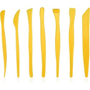 35pcs Clay Sculpting Tools Set, 7 Shape Air Dry Clay Tool Set Plastic Polymer Clay Carving Tools Ideal Clay Modeling Tools Kit for Pottery Sculpture Ceramics Artwork Crafts