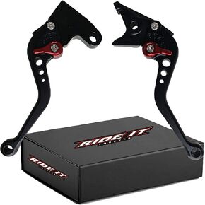 RIDE IT FOREVER Short Brake Clutch Levers for 675 Street Triple 08-16(not for R Model),Speed Triple 04-07,Tiger 800/XC(11-18),Thruxton 04-15,Bonneville 06-19,Daytona 955i,Rocket