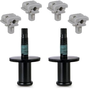 Rear Tailgate Striker Latch Lock Bolt Kit with Tailgate Door Lock Rod Latch Clips Compatible with Ford F150 F250 F350 Replace 1L3Z-99404A42-AA 16629990 16675980