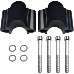 7/8" Handlebar Risers 30mm Height Mount Clamp For Kawasaki Honda Suzuki Yamaha MT-07 MT-09 Motorcycle ATV Dirt Bike