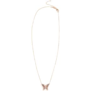Suzanne Kalan Women's 18k Rose Gold Pastel Fireworks Butterfly Necklace