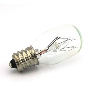 2 Clear Light Bulbs Screw in for Brotherr Serger 925D, 929D, 934D, 935D, 920D, 626D, 634D, Bernnette 50, 55, 56, 60, 70, 75, 82E, 705, 715, Jukii MO103, MO134