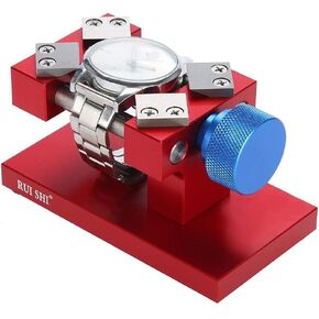 Brrnoo Watch Bezel Opener, Professional Red Watch Bezel Removal Repair Tool, Back Case Opener Workbench Watch Bezel Ring Remover Watchmaker Tool for The Back Cover Diameter 38-40mm in Kuwait