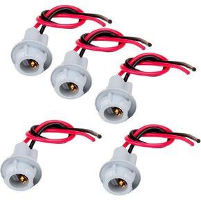 Marker Lights 5 T10 Replacement Plug Sockets Extened Wiring Harness pigtail for Cab Roof Running Marker light