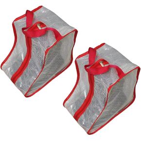 Portable Women Tall/Short Boots Storage Bags - 2 Packs Waterproof Tall/Short Boot Carry Bag for Travel and Daily Use