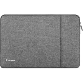 Arvok 15 15.6 16 inch Laptop Sleeve case for MacBook Air 15/16 inch/MacBook Pro 16 inch, Water-Resistant Protective Portable Laptop Cover Bag for HP/Dell/Asus/Acer/Huawei, Black