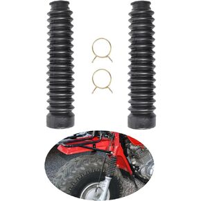 2 Pack Black Front Fork Shock Boots Replacement for ATC Big Red 250ES 1985 1986 1987