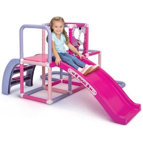 Minnie Jungle Gym play structure with Minnie bean bags