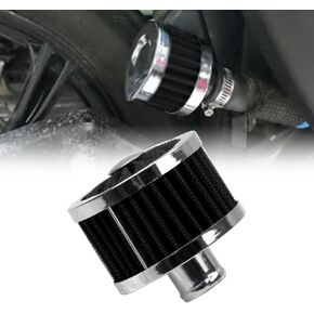 23MM High Flow Vent Valve Cover Breather Filter Universal Car Air Filter Cold Air Intake Filter Small Air Filter Breather Universal Air Vent Cover BLACK
