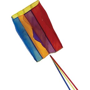In the Breeze Pouch Parafoil Kite، قوس قزح، 15 بوصة عرض × 20 بوصة ارتفاع (2911)