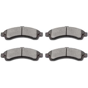 Ceramic Brake Pad Kit,SCITOO Brake Pads Front Fit for Buick Rainier,for Chevy SSR/Trailblazer EXT,for GMC Envoy/Jimmy,for GMC Envoy XL/XUV,for Isuzu Ascender,for Oldsmobile Bravada,for Saab 9-7x,D882