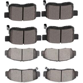 Front Rear Brake Pads fit For Honda Accord 2008-2012, Acura TSX 2009-2014