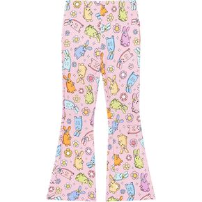 Bamboo Viscose Girls Flare Leggings Soft and Stretchy Toddler Bell Bottoms