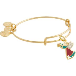 Alex and Ani Color Infusion Holiday Angel Bangle Bracelet