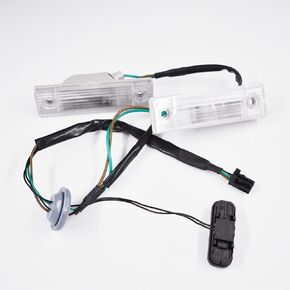 munirater Rear Trunk Release Switch Button Assembly with License Plate Lamp 96951097 Replacement for 2011-2014 Cruze