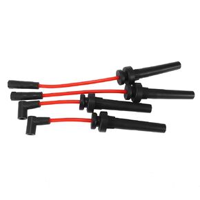 ACROPIX Car Spark Plug Coil Wires Ignition Coil Harness Cable Fit for Chrysler PT Cruiser 2003-2007 L4 2.4L - Pack of 4