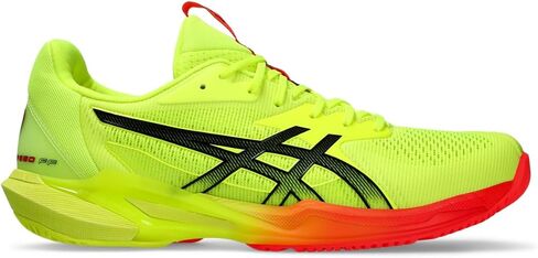 ASICS Men's Solution Speed FlyteFoam 3 Tennis Shoes, 8, Safety Yellow/Black in Saudi Arabia
