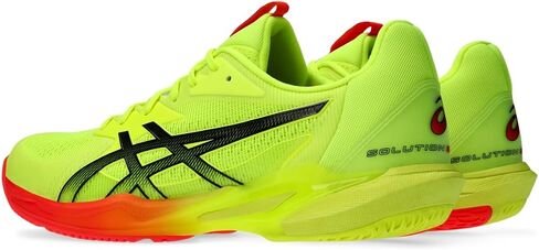 ASICS Men's Solution Speed FlyteFoam 3 Tennis Shoes, 8, Safety Yellow/Black in Saudi Arabia