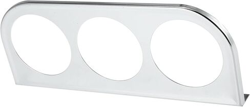 52mm 2" Triple Hole 3 Holes Metal Universal Console Dashboard Gauge Holder Dash Gauge Car Meter Mount Instrument Panel Shell Bracket Silver Tone Item Replacement in Saudi Arabia