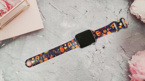 Thanksgiving Watch Band Compatible With Apple Watch 38mm 40mm 41mm 42mm 44mm 45mm 49mm, Wristband Replacement For Iwatch All Series in Saudi Arabia